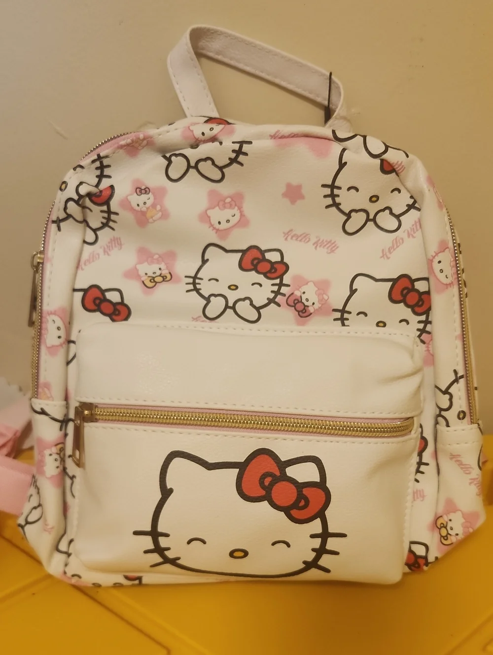 Hello Kitty White, Pink & Red Kids Mini Backpack